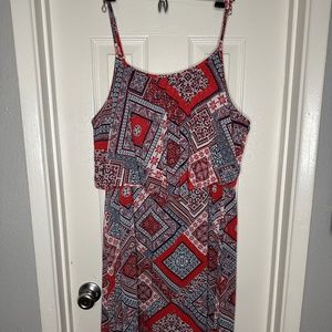 Fun multi color sun dress